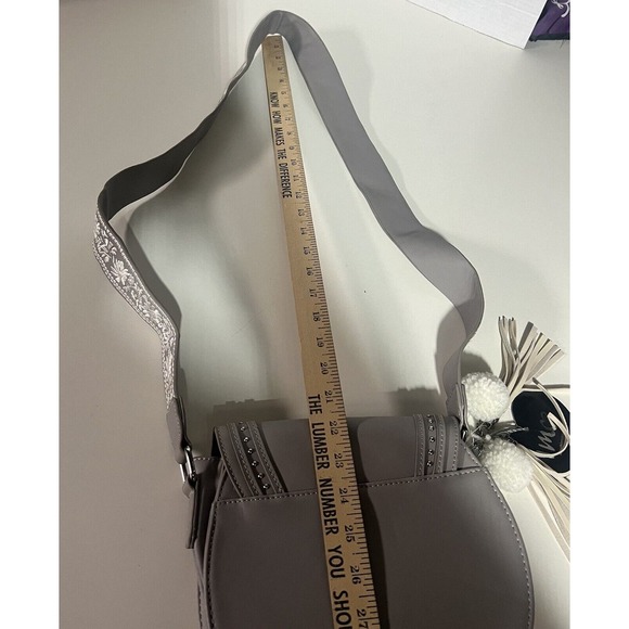 Imoshion Handbag Shoulder‎ Crossbody Bag Gray NWT - Picture 8 of 8